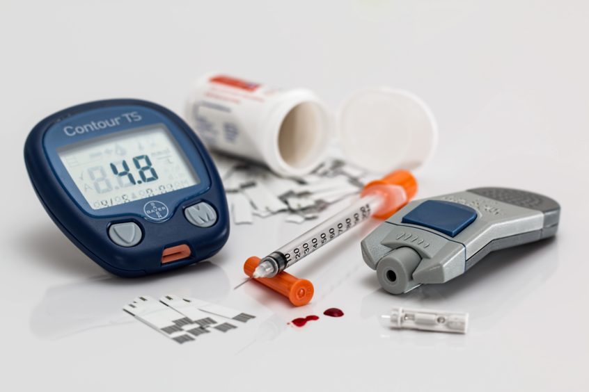 Diabetes blood meter